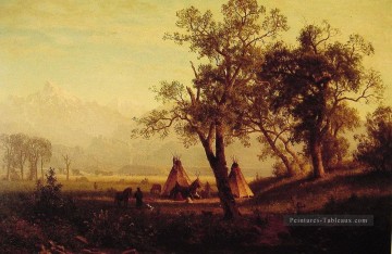 Wind River Montagnes Albert Bierstadt Peinture à l'huile